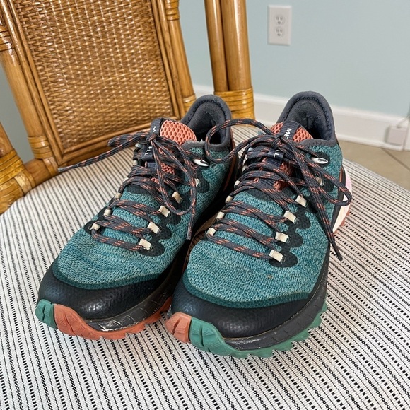 Merrell Bravada Waterproof Women's Walking Shoes Blue Pink - Picture 3 of 9